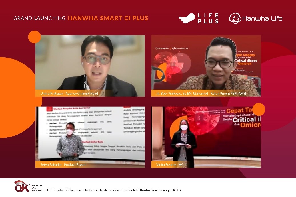 Hanwha Smart CI Plus Lindungi Keluarga dari Penyakit Kritis