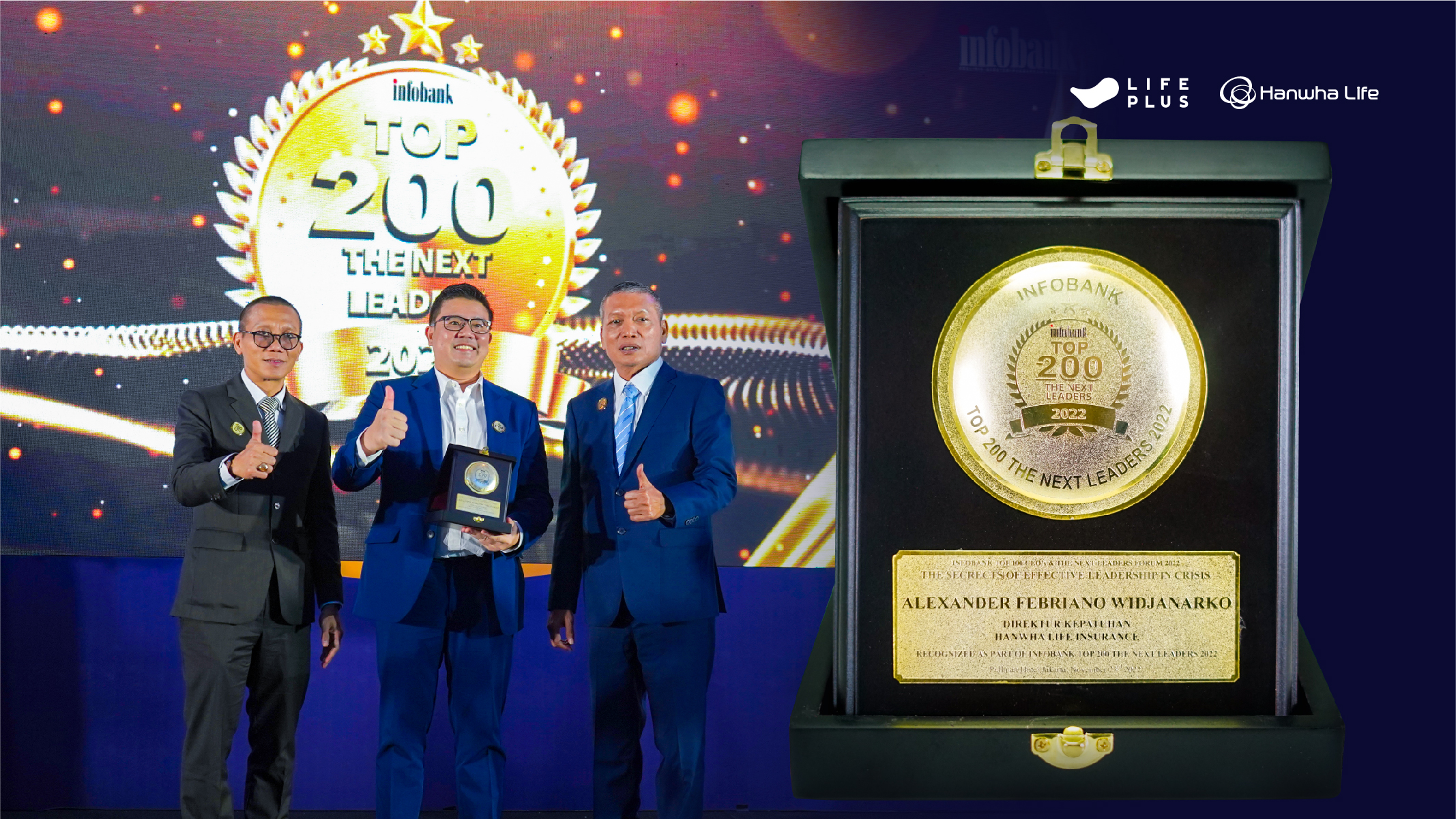 CCO Hanwha Life raih penghargaan The Next Top 200 Leaders Awards 2022